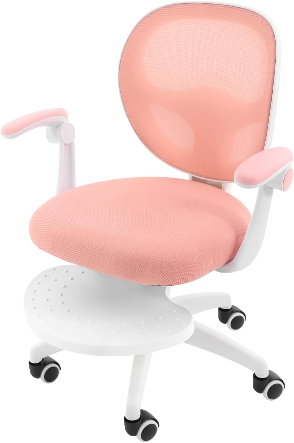 Pink Ergonomic Rolling Kids Study Office Chair