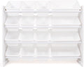 4‑Tier Kids Toy Organizer With 16 Bins