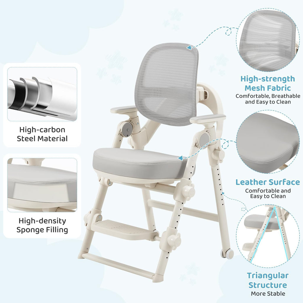 Ergonomic Adjustable Kids Study Desk Chair