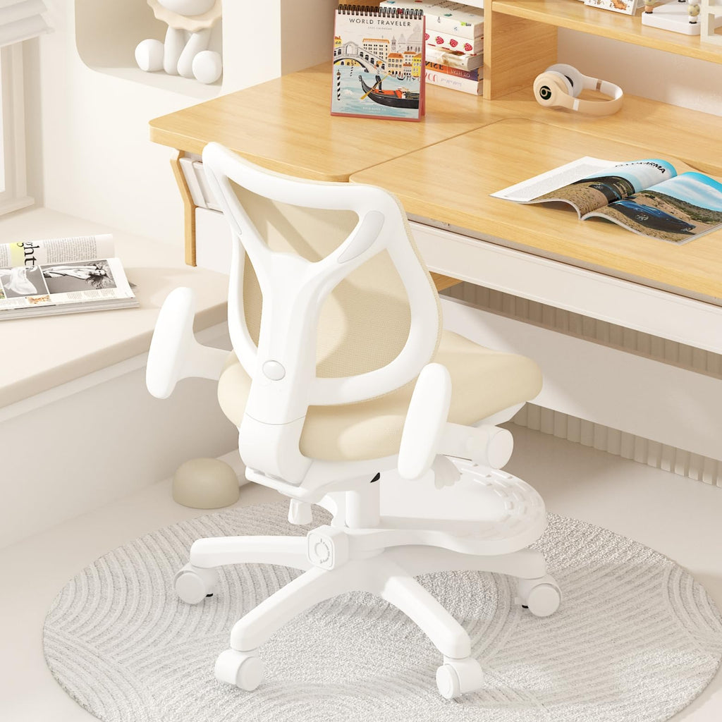 Beige Deer Ergonomic Kids Office Chair