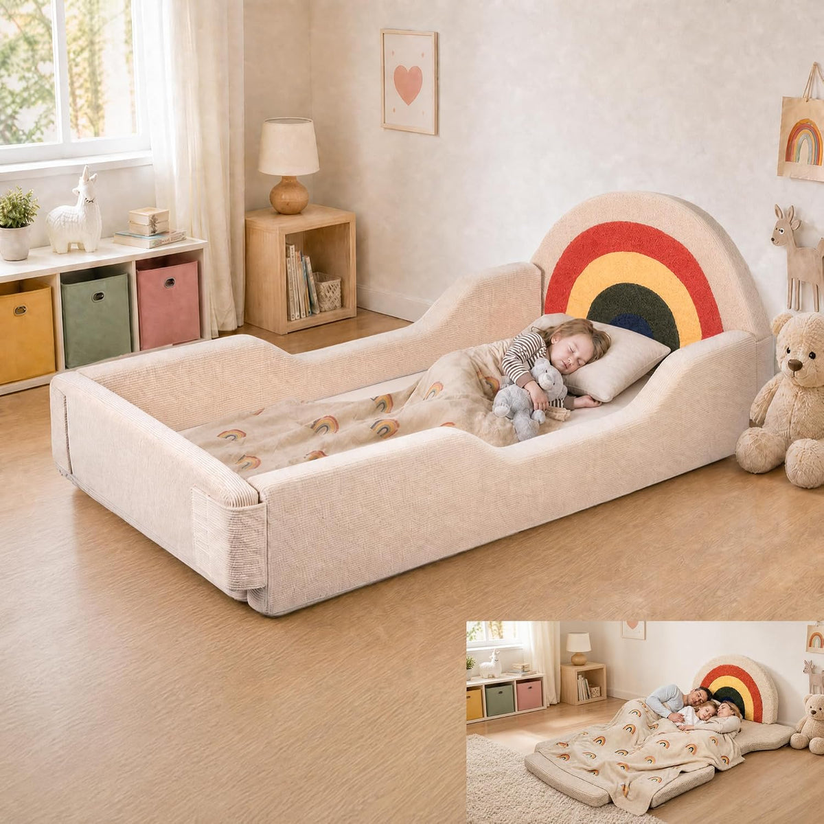 Foam Toddler Floor Bed With Mattress Included