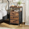 Tall Nightstand With Charging Station