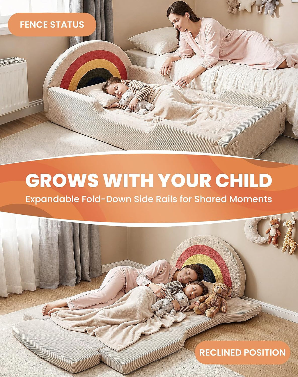 Foam Toddler Floor Bed With Mattress Included