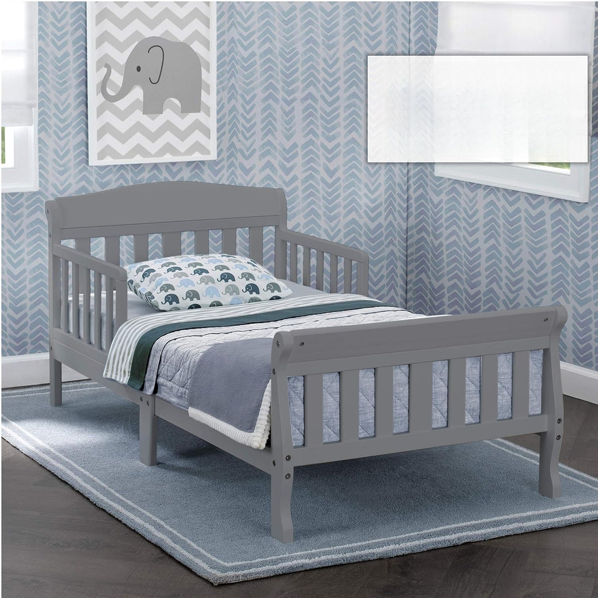 Grey Certified Canton Toddler Bed
